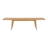 House Nordic, Darwin Utdragbart Matbord Ekfaner Natur 240–340 cm