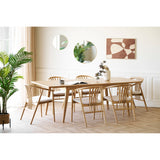 House Nordic, Darwin Utdragbart Matbord Ekfaner Natur 180–230 cm