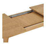 House Nordic, Darwin Utdragbart Matbord Ekfaner Natur 180–230 cm