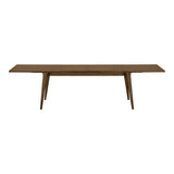 House Nordic, Darwin Utdragbart Matbord Ekfaner Mörkbrun 240–340 cm