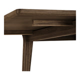 House Nordic, Darwin Utdragbart Matbord Ekfaner Mörkbrun 240–340 cm