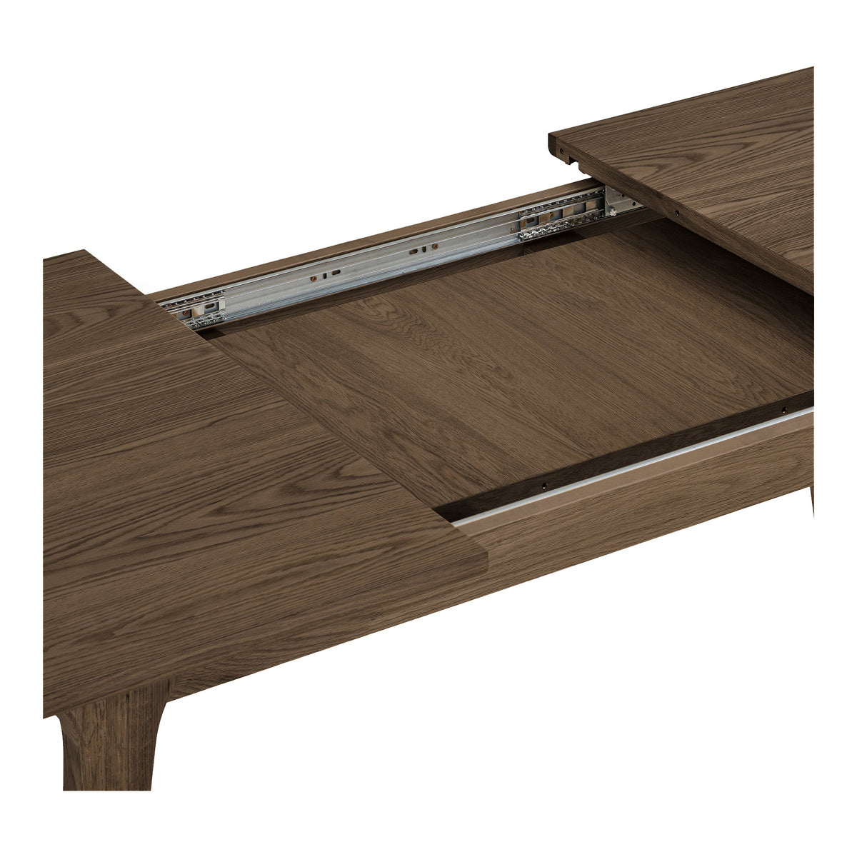 House Nordic, Darwin Utdragbart Matbord Ekfaner Mörkbrun 240–340 cm