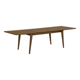 House Nordic, Darwin Utdragbart Matbord Ekfaner Mörkbrun 240–340 cm