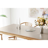 House Nordic, Bowen Utdragbart Matbord Ek/HPL Natur/Mörk Sand 220–320 cm