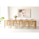 House Nordic, Bowen Utdragbart Matbord Ek/HPL Natur/Mörk Sand 220–320 cm