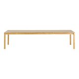 House Nordic, Bowen Utdragbart Matbord Ek/HPL Natur/Mörk Sand 220–320 cm
