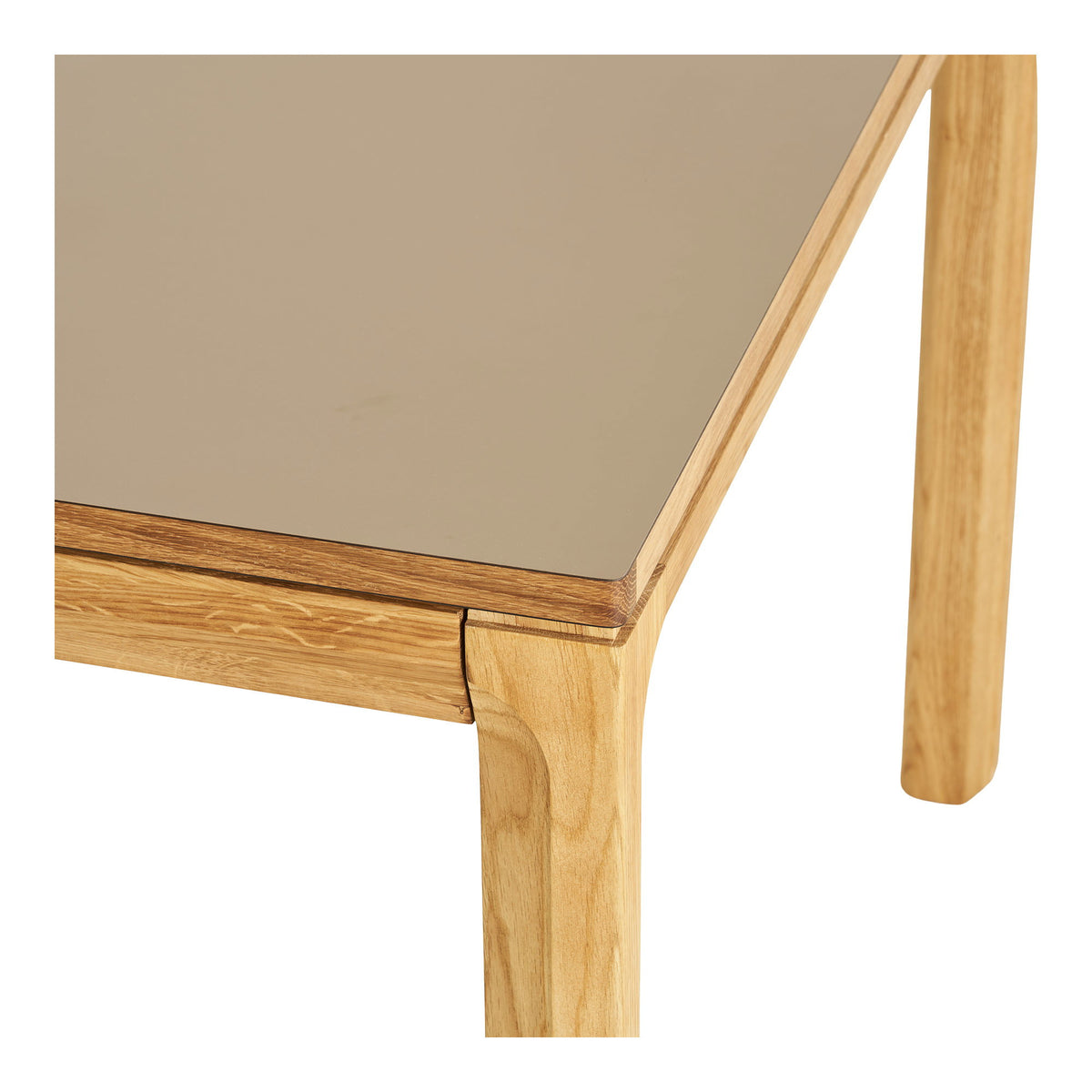 House Nordic, Bowen Utdragbart Matbord Ek/HPL Natur/Mörk Sand 220–320 cm