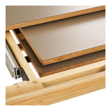 House Nordic, Bowen Utdragbart Matbord Ek/HPL Natur/Mörk Sand 220–320 cm
