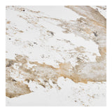 House Nordic, Athens Runt Matbord Vit/Brun Ø140 cm