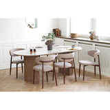 House Nordic, Athens Matbord Vit/Brun 210x100x76 cm