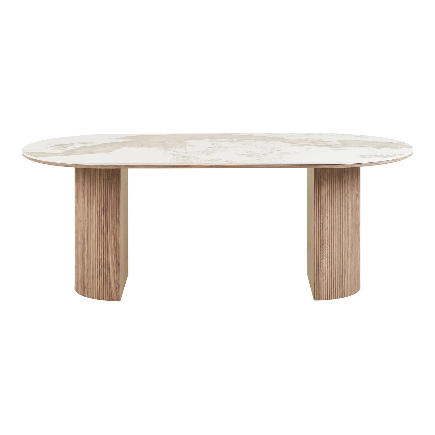 House Nordic, Athens Matbord Vit/Brun 210x100x76 cm