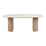 House Nordic, Athens Matbord Vit/Brun 210x100x76 cm