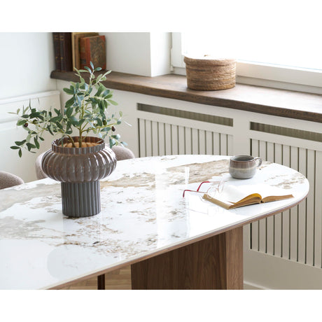 House Nordic, Athens Matbord Vit/Brun 210x100x76 cm