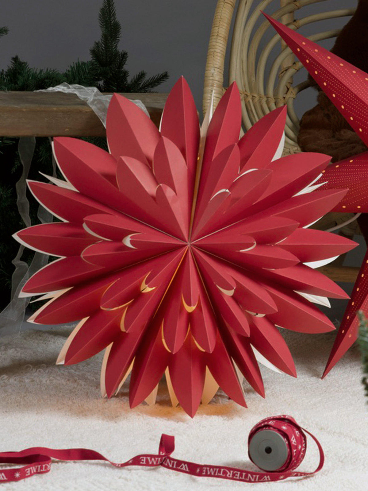 Hyacint Star – Röd 50 cm