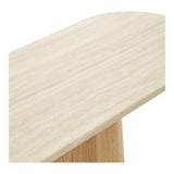 House Nordic, Larvik Konsolbord Marmorlook/Ask Natur/Offwhite 130 cm