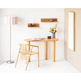 House Nordic, Livigno Skrivbord Ek Natur Organisk Form 120x60 cm