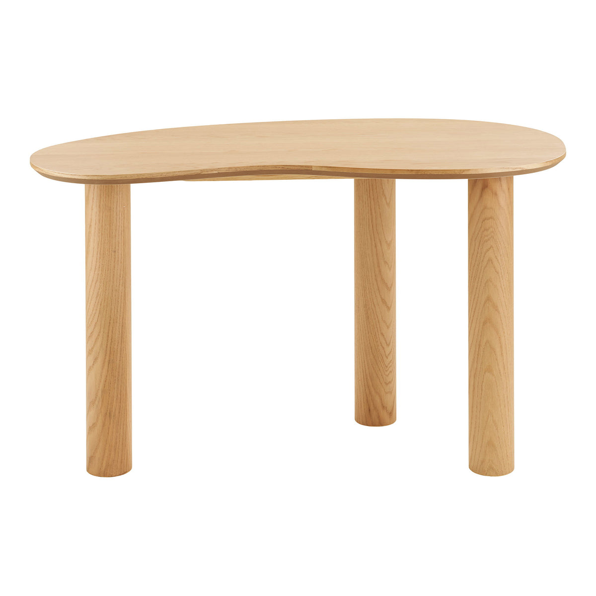 House Nordic, Livigno Skrivbord Ek Natur Organisk Form 120x60 cm