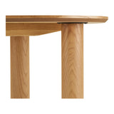 House Nordic, Livigno Skrivbord Ek Natur Organisk Form 120x60 cm
