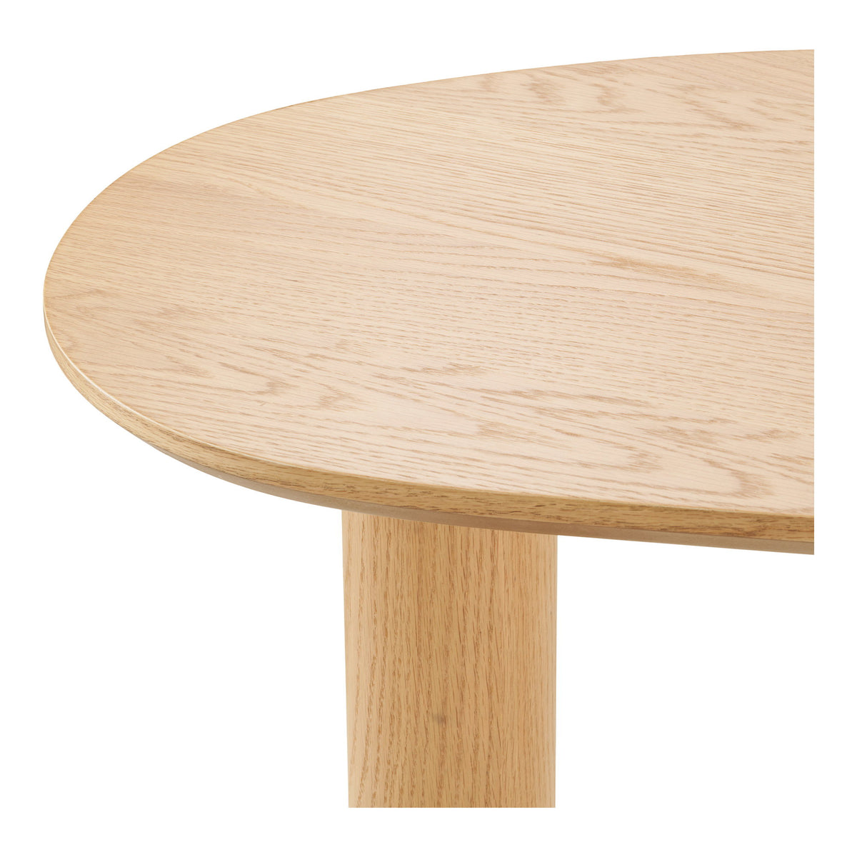 House Nordic, Livigno Skrivbord Ek Natur Organisk Form 120x60 cm