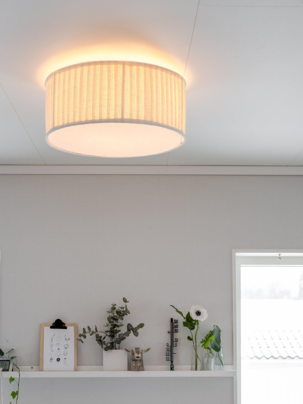 Plafond Plissé – Off-white 45 cm