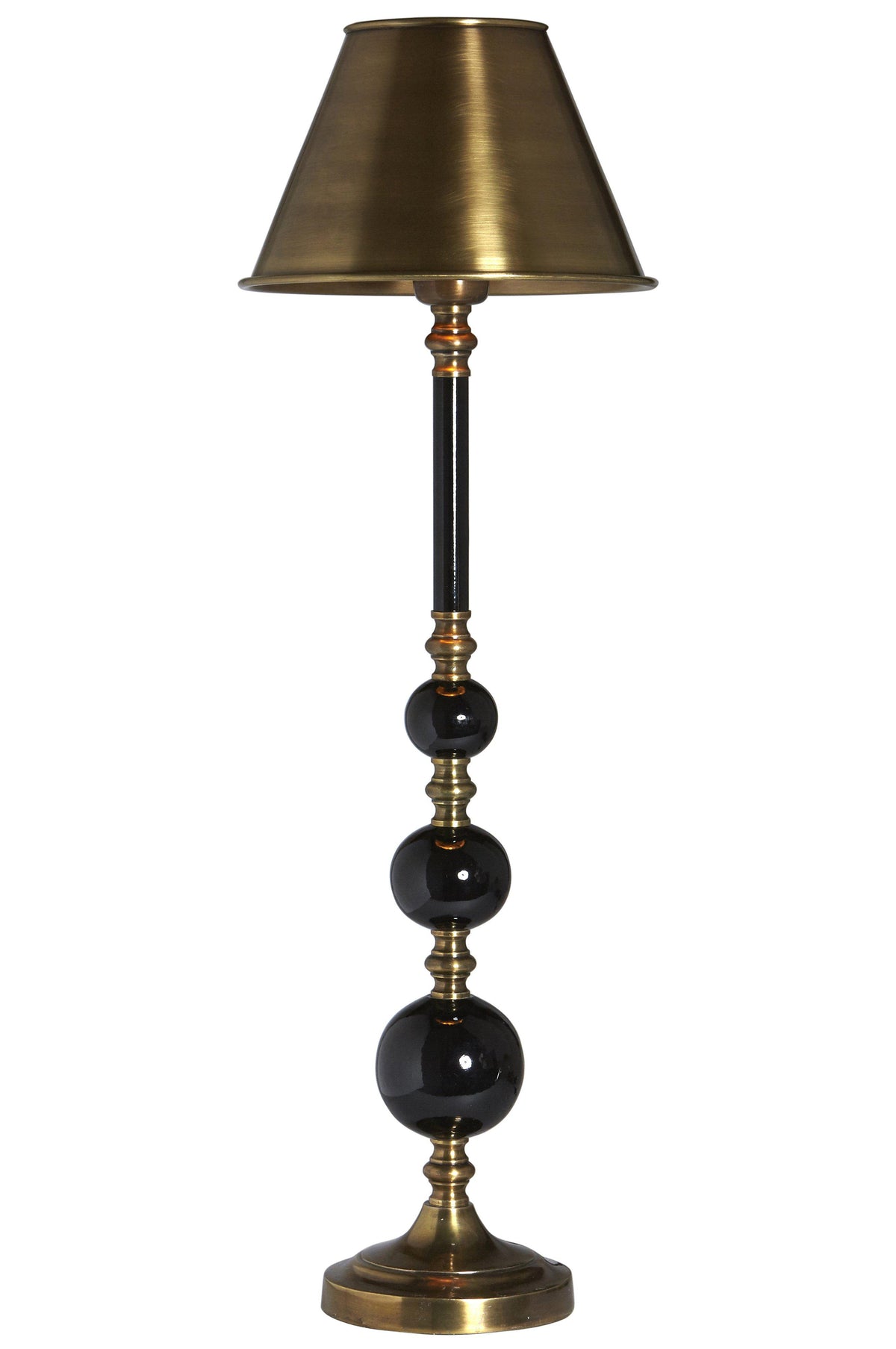 Abbey Lampfot – Svart/Antikmäss 60 cm