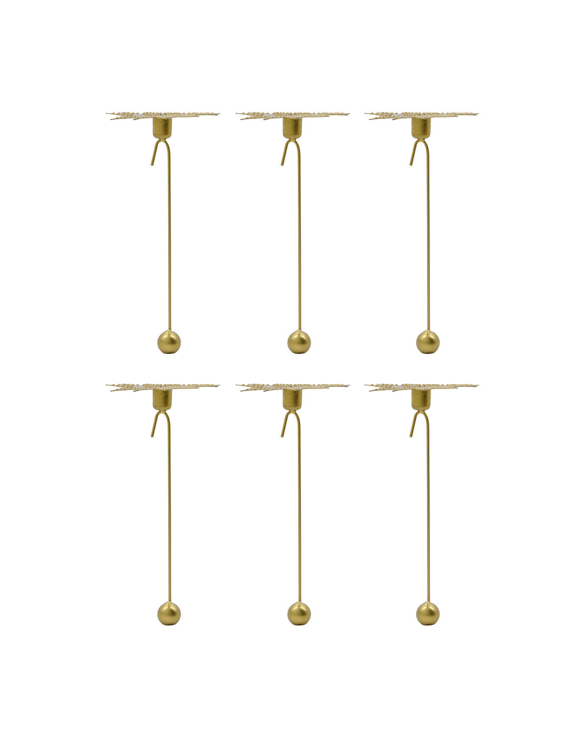 Ljusstake, HDLeaves, Antik mässingsfärg