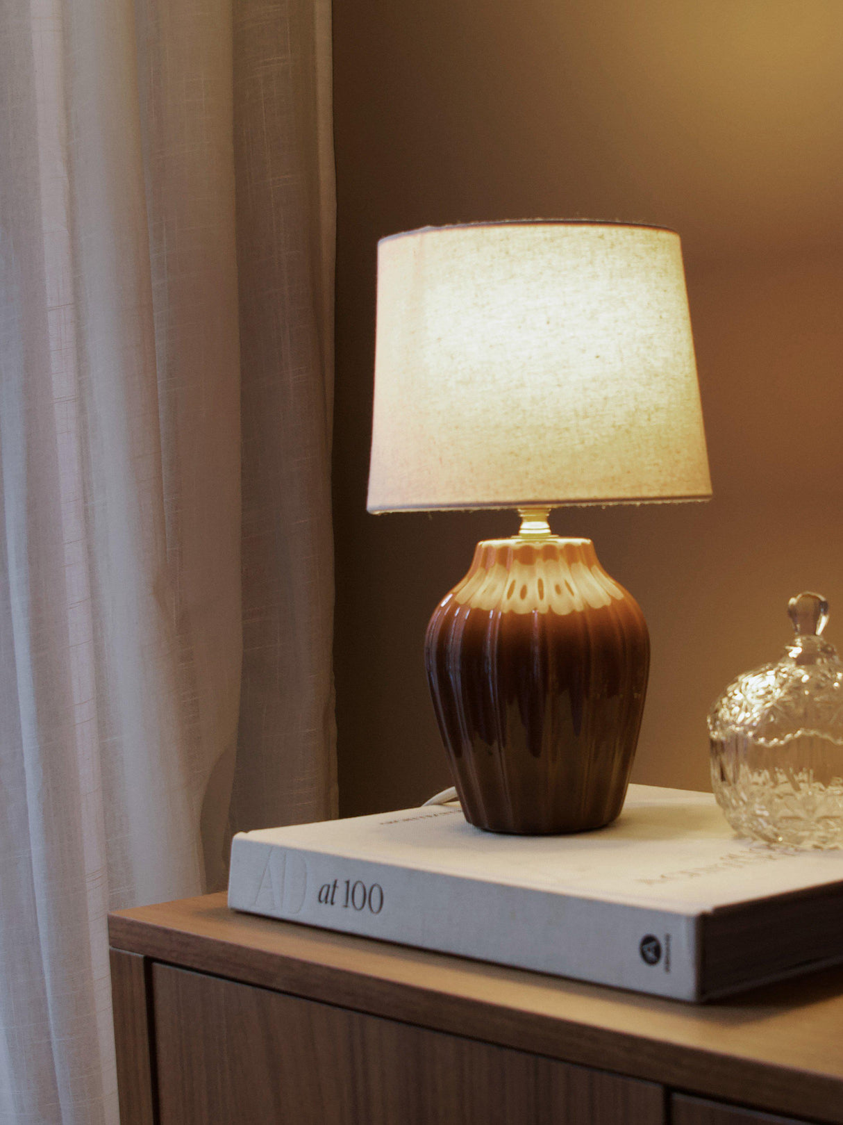 Lyon bordslampa 31cm Brun 31.5cm