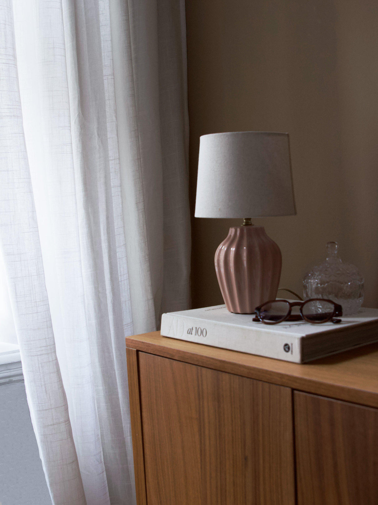 Lyon bordslampa 31cm Ljus rosa 31.5cm