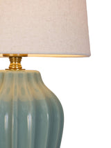 Lyon bordslampa 31cm Ljus turkos 31.5cm