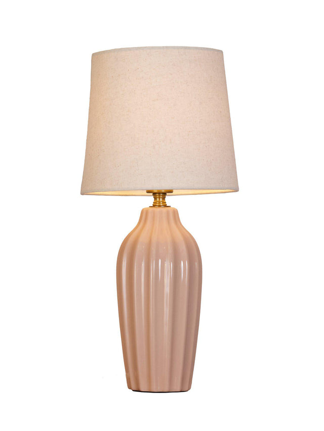 Lyon bordslampa 39cm Ljus rosa 39cm