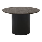 House Nordic, Boavista Runt Matbord Mörkbrun Ø120 cm