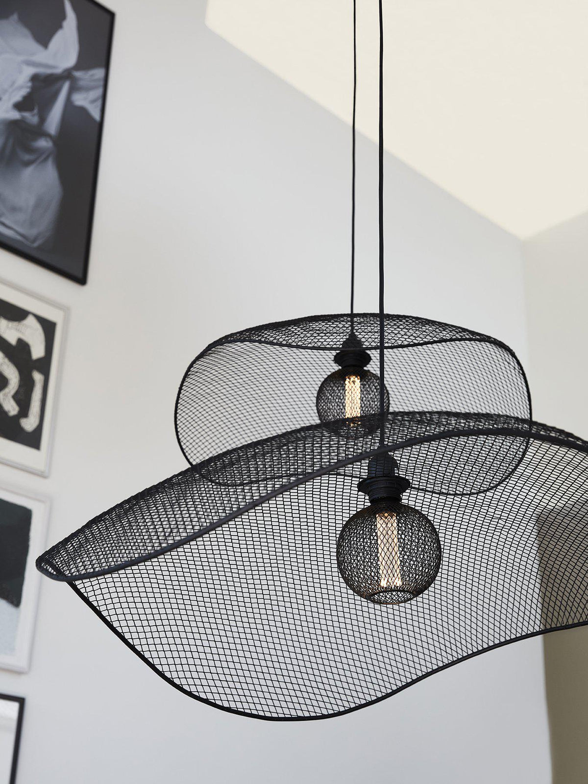 Vivi Takskärm – Svart 61 cm