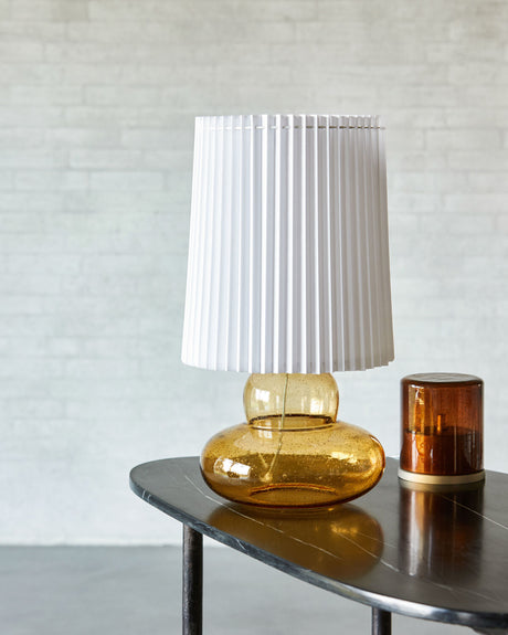 Bordslampa inkl. lampskärm, HDRibe, Amber