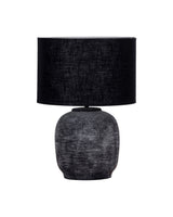 Bordslampa inkl. lampskärm, HDTahi, Svart