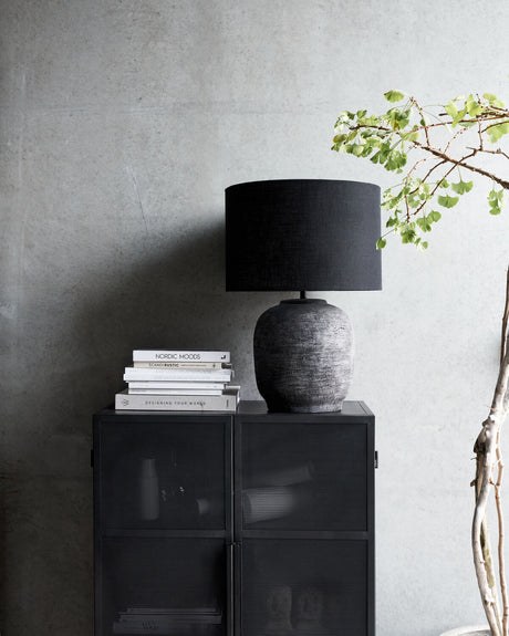 Bordslampa inkl. lampskärm, HDTahi, Svart