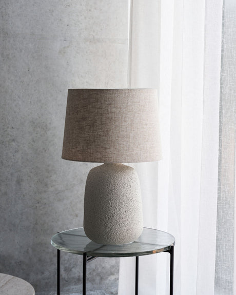 Bordslampa inkl. lampskärm, HDTana, Off-White