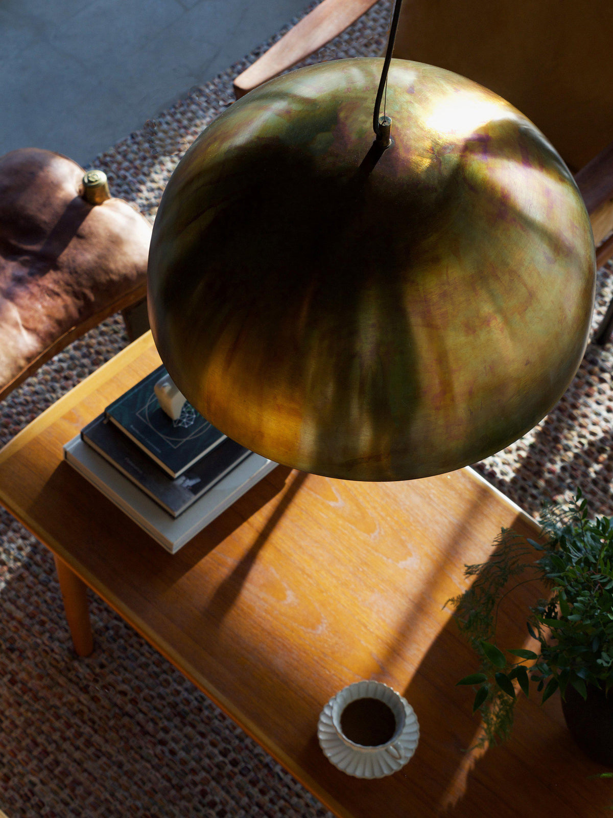 Cortina Taklampa – Oiled brass 55 cm