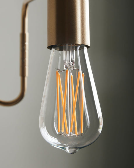 E27 LED-lampa, HDEdison, Klar