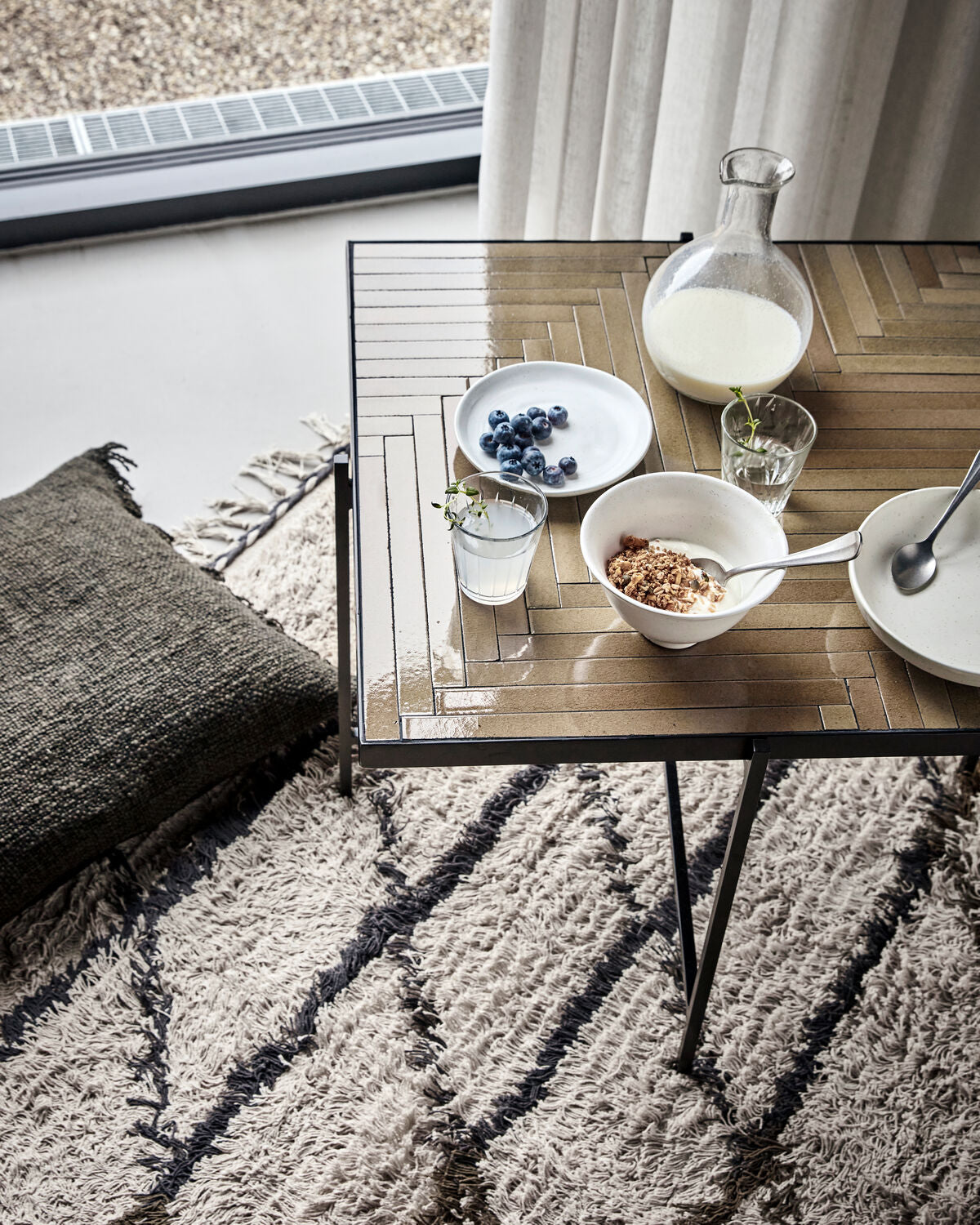 Sidobord, HDGrade, Beige