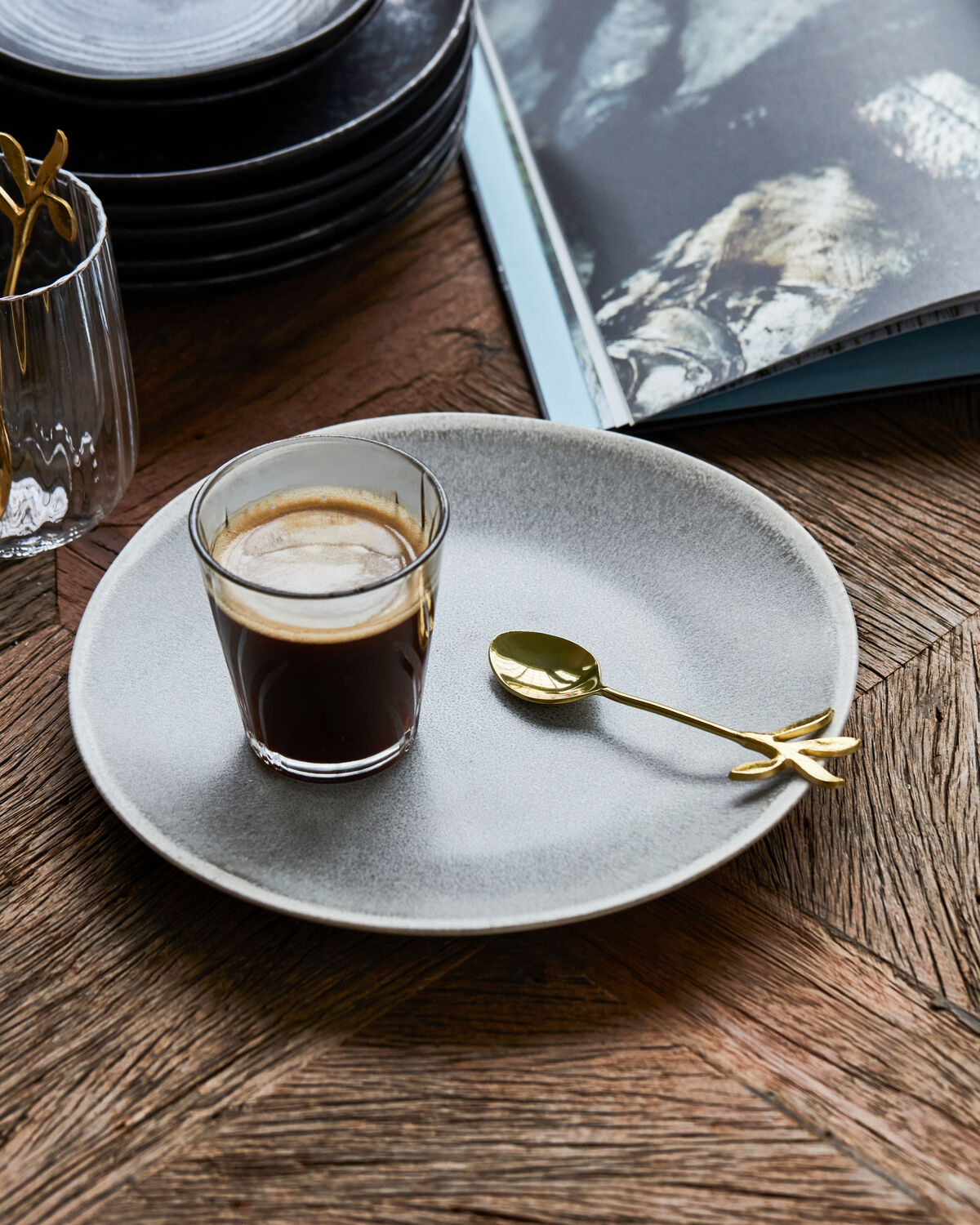 Köksredskap, HDServe, Spoon, Antikt guld