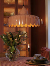 Wells Taklampa – Mellanrosa/guld 43 cm