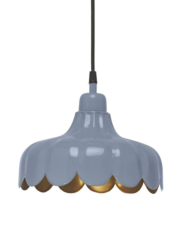 Wells Tak/fönsterlam – Denim/guld 24 cm