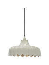 Wells Taklampa – Beige/guld 43 cm