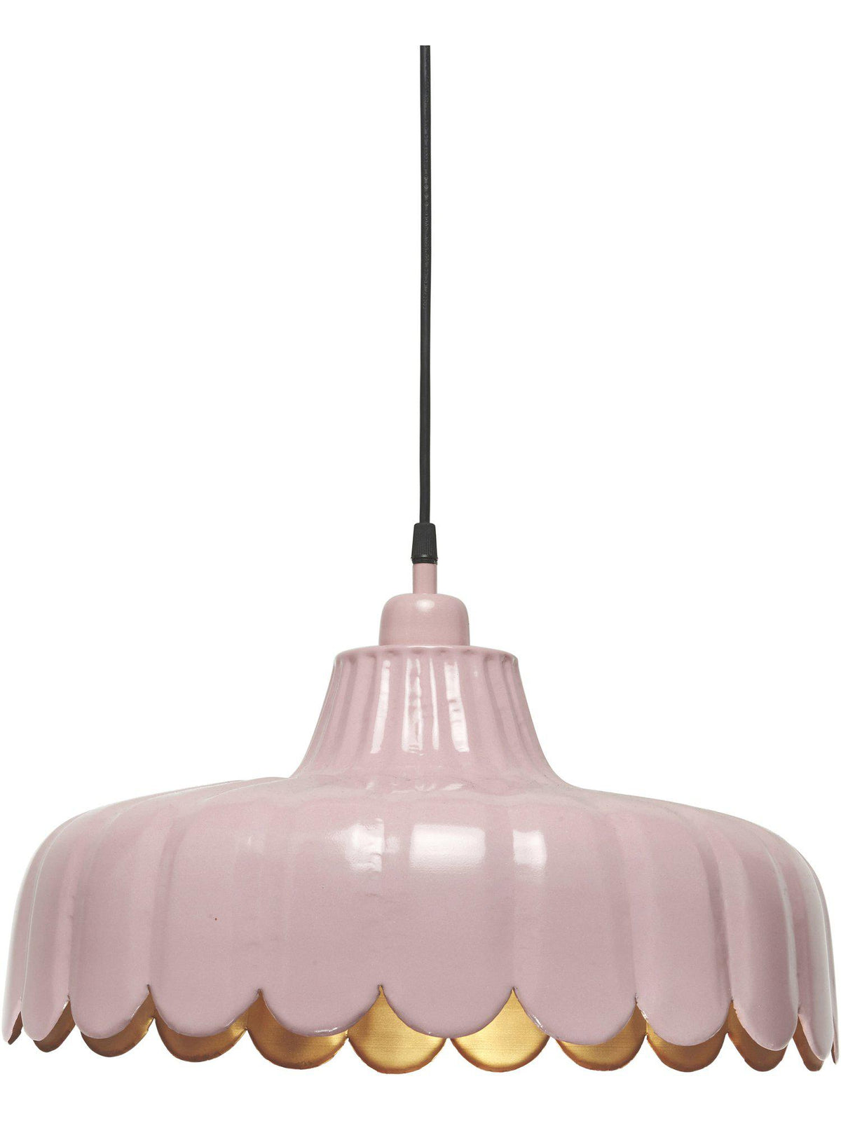 Wells Taklampa – Rosa/guld 43 cm