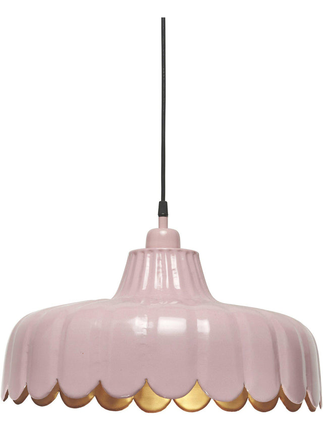 Wells Taklampa – Rosa/guld 43 cm