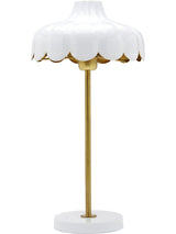 Wells Bordslampa – Vit/guld 50 cm