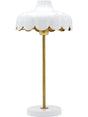 Wells Bordslampa – Vit/guld 50 cm