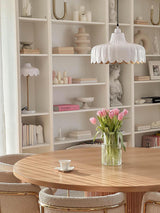 Wells Bordslampa – Vit/guld 50 cm
