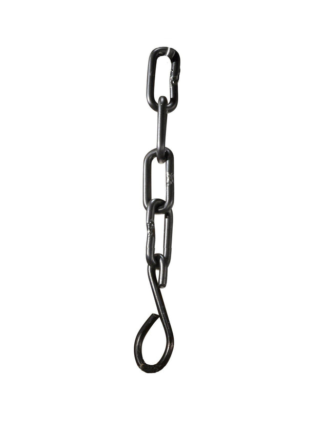 Kedja Med Krok Grov – Råsvart 100 cm