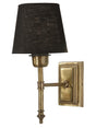 Classic Vägglampa – Med lampskärm antikmässing 27 cm